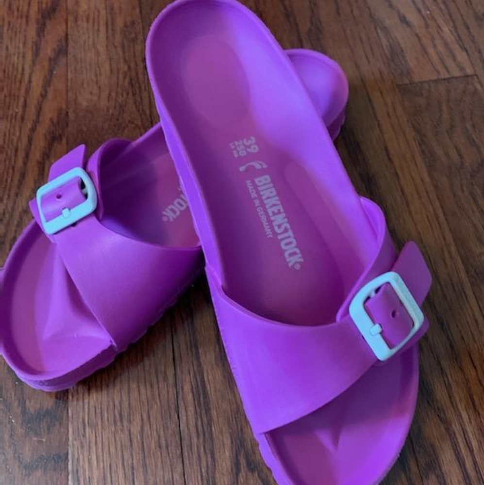 Pink Birkenstock sandals